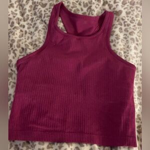 LULULEMON cropped ebb to street tank
